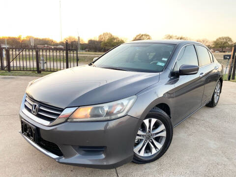 2014 Honda Accord for sale at Texas Luxury Auto in Cedar Hill TX