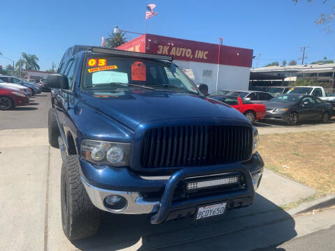 2003 Dodge Ram 2500 for sale at 3K Auto in Escondido CA