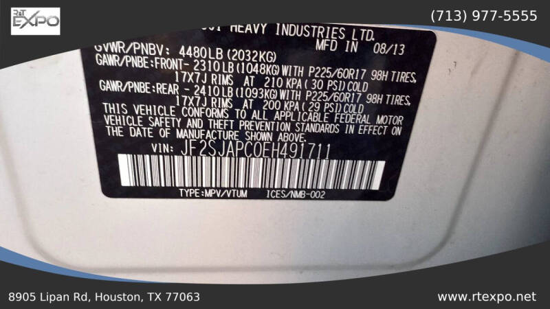 2014 Subaru Forester 2.5i Touring