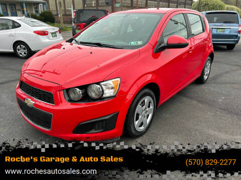 2015 Chevrolet Sonic for sale at Roche's Garage & Auto Sales in Wilkes-Barre PA