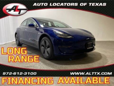 2018 Tesla Model 3 for sale at AUTO LOCATORS OF TEXAS in Plano TX