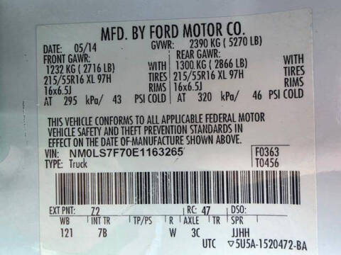 2014 Ford Transit Connect XLT