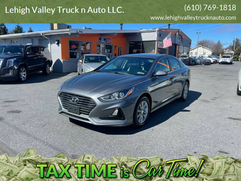 2018 Hyundai Sonata for sale at Lehigh Valley Truck n Auto LLC. in Schnecksville PA