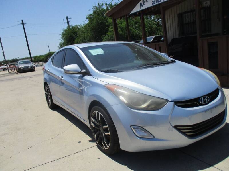 2012 Hyundai Elantra for sale at AFFORDABLE AUTO SALES in San Antonio TX
