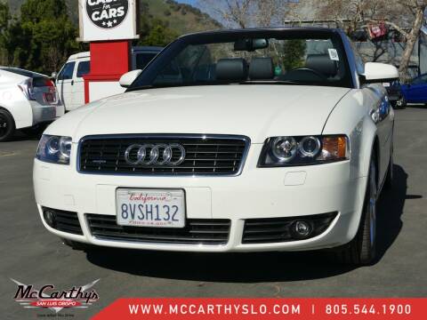 2005 Audi A4 for sale at McCarthy Wholesale in San Luis Obispo CA