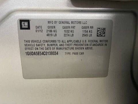 2012 Cadillac CTS 3.0L