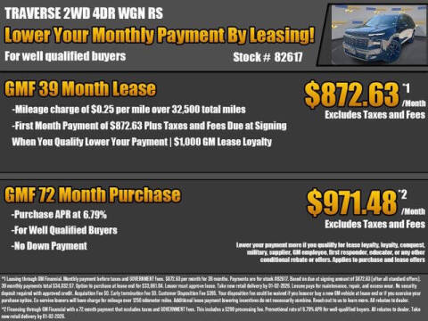 2026 Chevrolet Traverse RS