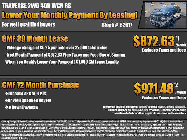 2026 Chevrolet Traverse RS