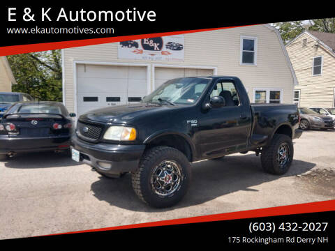 2002 Ford F-150 for sale at E & K Automotive in Derry NH
