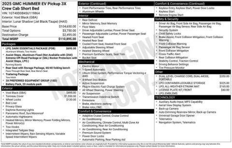 2025 GMC HUMMER EV 3X
