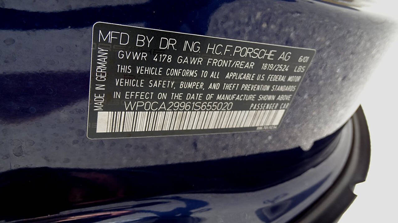 2001 Porsche 911 50