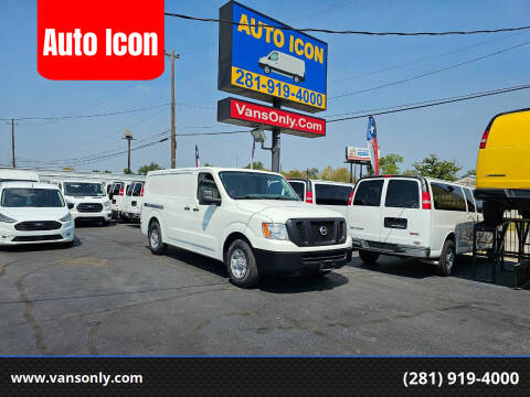 2018 Nissan NV for sale at Auto Icon in Houston TX