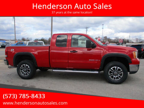 2009 GMC Sierra 2500HD for sale at Henderson Auto Sales in Poplar Bluff MO