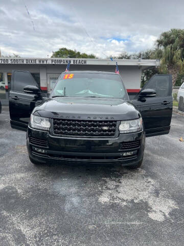 2015 Land Rover Range Rover for sale at AMWAY AUTO SALES & SERVICES, INC in Pompano Beach FL