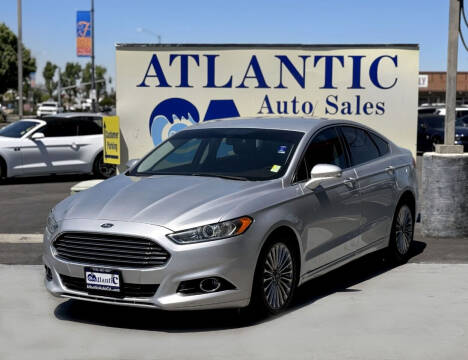 2016 Ford Fusion for sale at Atlantic Auto Sale in Sacramento CA