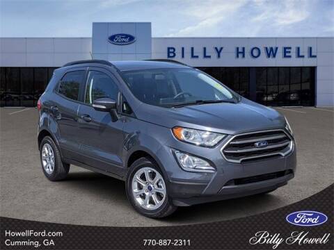 2021 Ford EcoSport for sale at BILLY HOWELL FORD LINCOLN in Cumming GA