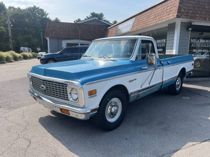 1972 Chevrolet C/K 20 Series for sale at Millbrook Auto Sales in Duxbury MA