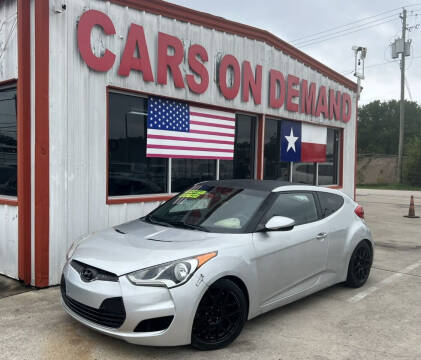 2014 Hyundai Veloster for sale at Cars On Demand 3 in Pasadena TX