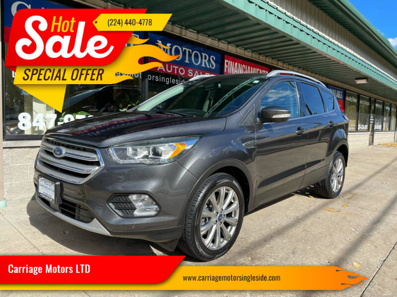 2018 Ford Escape for sale at Carriage Motors LTD in Ingleside IL