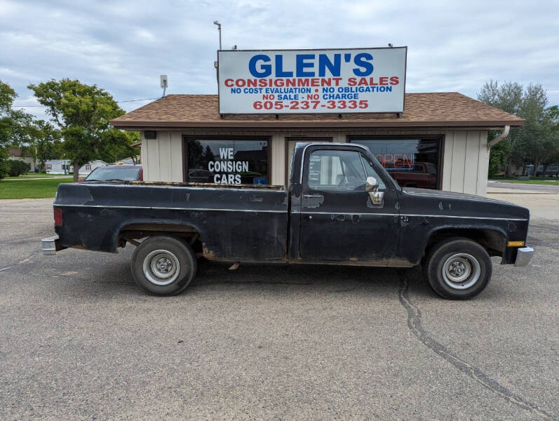 1984 Chevrolet C/K 10 Series for sale at Glen's Auto Sales in Watertown SD