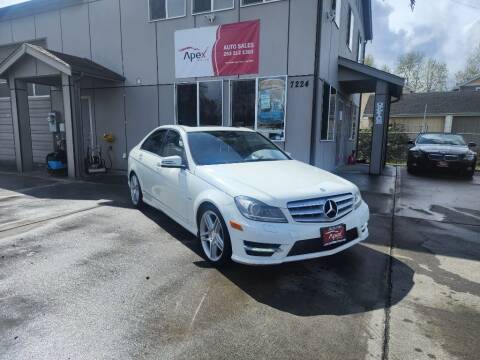 2012 Mercedes-Benz C-Class for sale at Apex Motors Tacoma in Tacoma WA