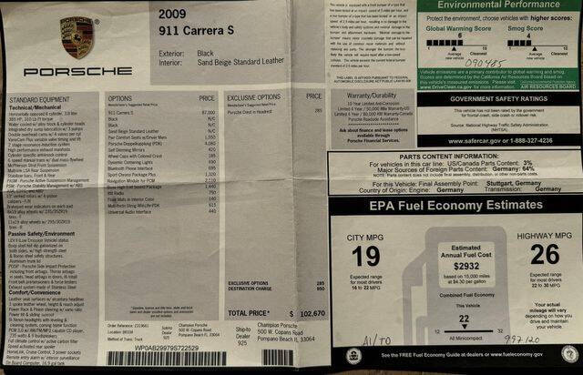 2009 Porsche 911 Carrera S