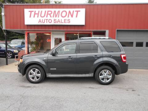 2008 Ford Escape for sale at THURMONT AUTO SALES in Thurmont MD