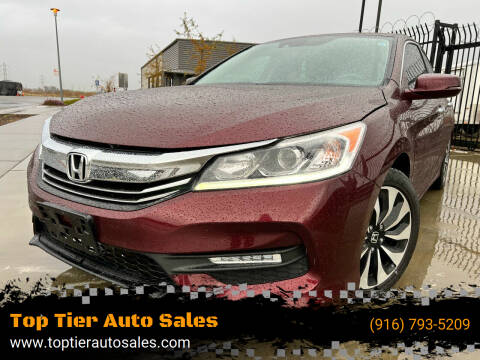 2017 Honda Accord Hybrid for sale at Top Tier Auto Sales in Sacramento CA