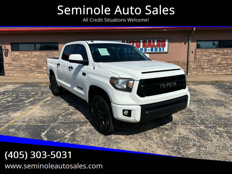 2016 Toyota Tundra for sale at Seminole Auto Sales in Seminole OK