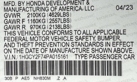 2023 Honda Accord Hybrid