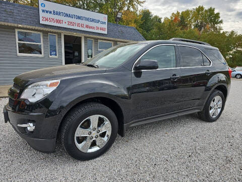 2013 Chevrolet Equinox for sale at BARTON AUTOMOTIVE GROUP LLC in Alliance OH