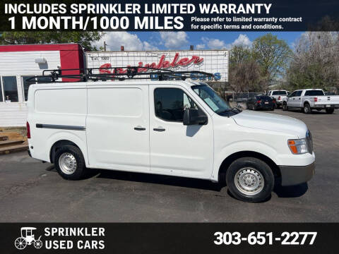 2016 Nissan NV for sale at Sprinkler Used Cars in Longmont CO