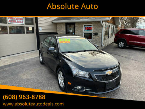 2013 Chevrolet Cruze for sale at Absolute Auto in Baraboo WI