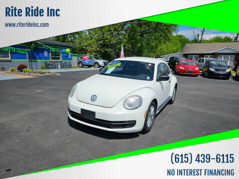 2013 Volkswagen Beetle for sale at Rite Ride Inc in Murfreesboro TN