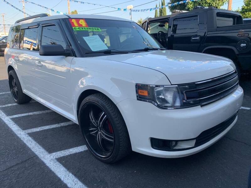 2014 Ford Flex for sale at ROMO'S AUTO SALES in Los Angeles CA