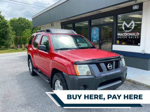 2008 Nissan Xterra for sale at MacDonald Motor Sales in High Point NC