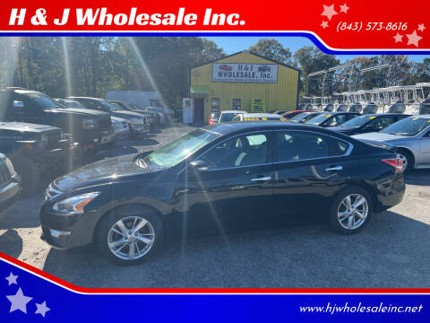 2015 Nissan Altima for sale at H & J Wholesale Inc. in Charleston SC