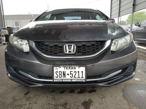 2014 Honda Civic for sale at Auto Haus Imports in Grand Prairie TX