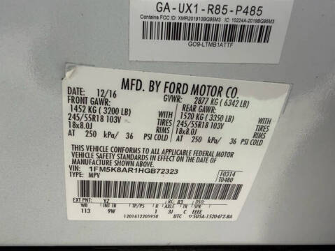 2017 Ford Explorer Police Interceptor Utility