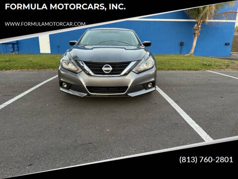 2018 Nissan Altima for sale at FORMULA MOTORCARS, INC. in Tampa FL