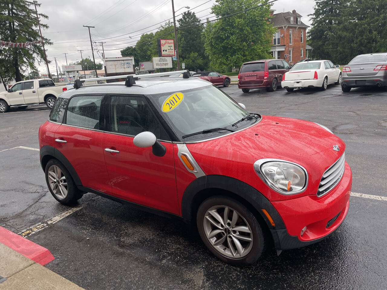 Red 2011 MINI Cooper Countryman Base Base 4dr Crossover 2