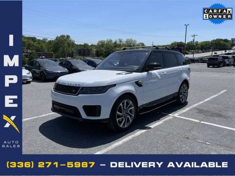 2019 Land Rover Range Rover Sport for sale at Impex Auto Sales in Greensboro NC