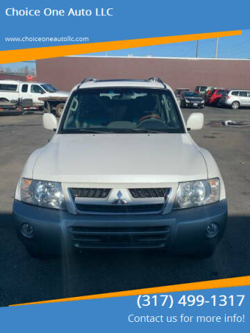 2003 Mitsubishi Montero for sale at Choice One Auto LLC in Beech Grove IN