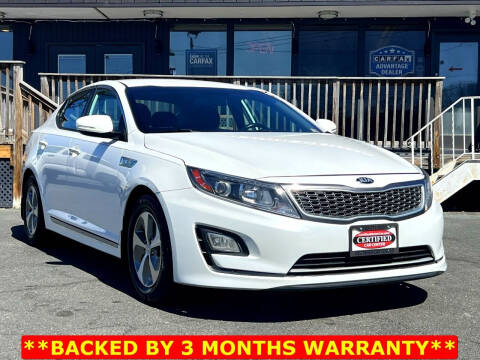 2014 Kia Optima Hybrid for sale at CERTIFIED CAR CENTER in Fairfax VA