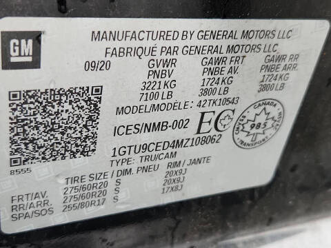 2021 GMC Sierra 1500