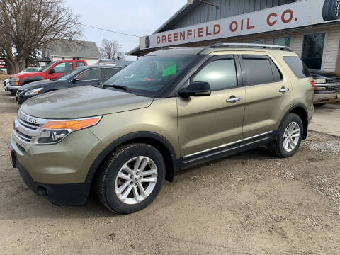 2013 Ford Explorer for sale at GREENFIELD AUTO SALES in Greenfield IA