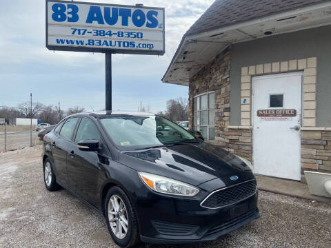 2015 Ford Focus for sale at 83 Autos LLC in York PA