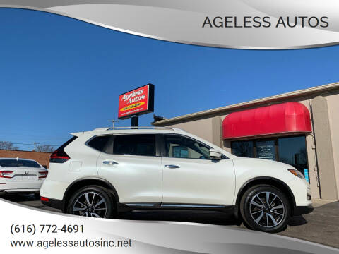 2019 Nissan Rogue for sale at Ageless Autos in Zeeland MI