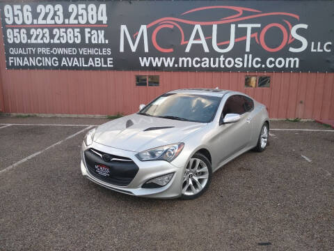 2013 Hyundai Genesis Coupe for sale at MC Autos LLC in Pharr TX