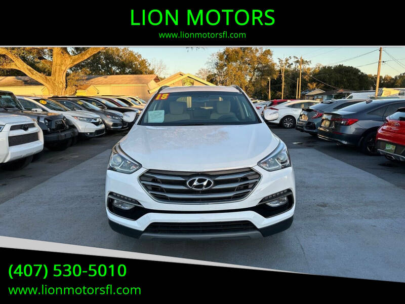 2018 Hyundai Santa Fe Sport for sale at LION MOTORS in Orlando FL